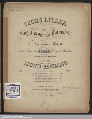 1: Die linden Lüfte : [Klavierpartitur]