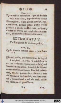 Ex Tractatu V.