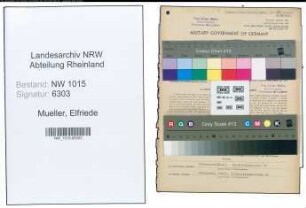 Entnazifizierung Elfriede Mueller , geb. 01.04.1896 (Geschaeftsfuehrerin)