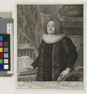Johann Friederich Winckler, Pastor zu S. Nicolai und Rev. Ministery Senior in Hamburg