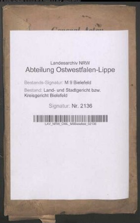 Handlungen der Freiwilligen Gerichtsbarkeit (Sammelakten): Jahrgang 1857