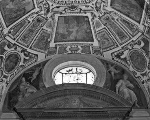 Cappella Serguidi — Allegorien mit Unschuld und Schuld, Reue und Glaube — Allegorie auf Unschuld und Schuld