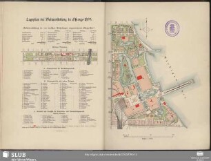 Lageplan der Weltausstellung in Chicago 1893