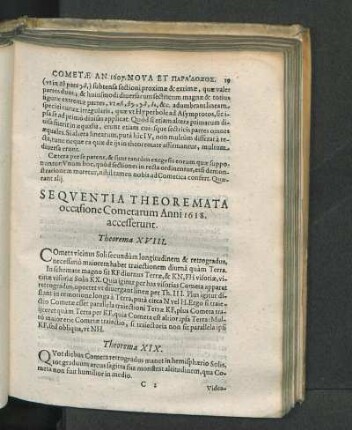 Sequentia Theoremata