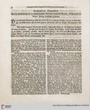 Sechzehntes Hauptstück: Von der Verbindung der in entgegengesezter Richtung laufenden Nerven [...]
