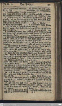 Der 89. Psalm