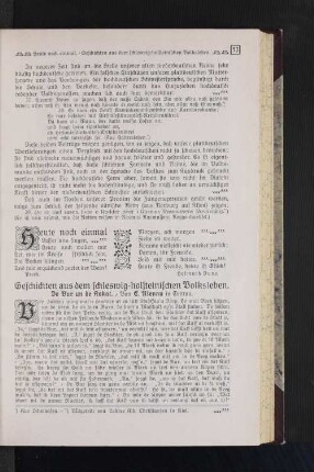 Geschichten aus dem Schleswig-Holsteinischen Volksleben.