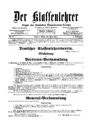 Deutsche Klassenlehrer!