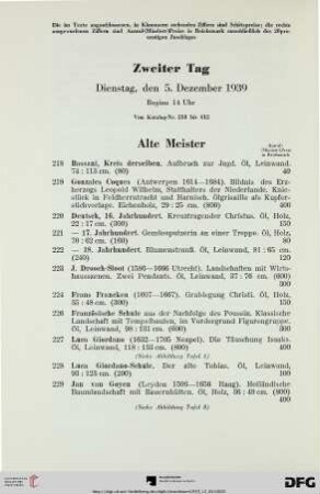 Alte Meister (Nr. 218-280)