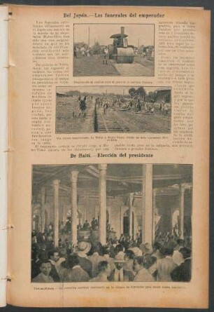 Del Japón.- Los funerales del emperador
