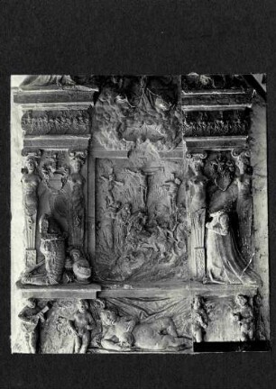 protestantische Kirche, Grabmal der Flörsheimer, 16. Jh. Vergl. 456