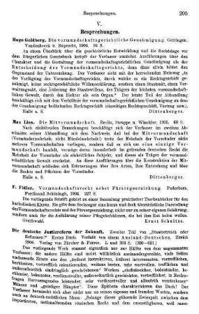 205, F. Fidler, Vormundschaftsrecht nebst Fürsorgeerziehung, 1904