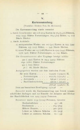 V. Kartensammlung