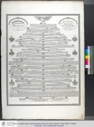 Stamm-Tafel des Gesammthauses Hessen : genealogisch, historisch und heraldisch auf Allerhöchsten Befehl dargestellt