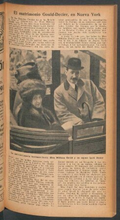 El matrimonio Gould-Decier, en Nueva York