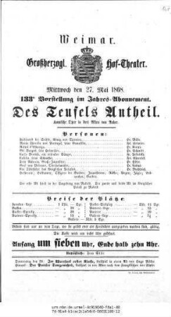 Des Teufels Antheil
