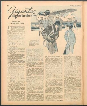 Gigantes desolados : Cuento por J. Oscar Dalurzo
