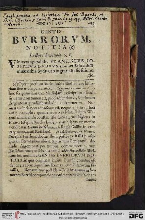 Gentis Burrorum, notitia […]