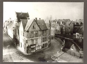 Photo-Zentrale an der Hornschen Straße. mit Wall. Detmold