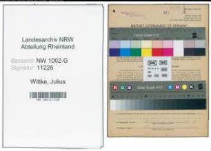 Entnazifizierung Julius Wittke, geb. 27.11.1887 (Vermieter)