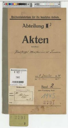 Preußisches Ministerium des Innern: Bd. 2