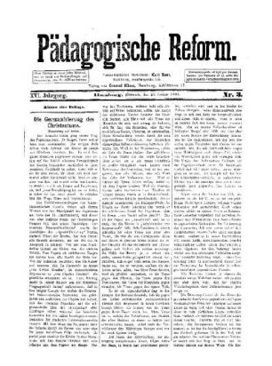 Die Germanisierung des Christentums : (Fortsetzung und Schluß)