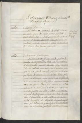 Ordentliche Botschafter (1264-1739)