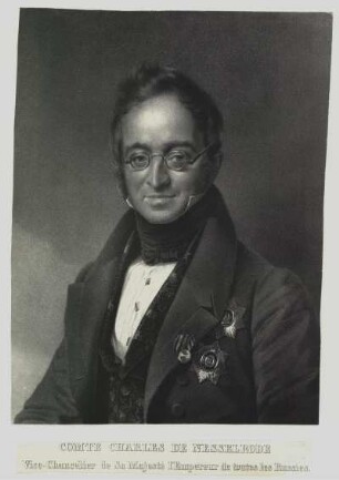 Porträt von Charles de Nesselrode