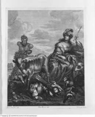 Raccolta de' quadri ... posseduti da S.A.R. Pietro Leopoldo, Florenz 1778, Circe; (aus: Raccolta de' quadri ... posseduti da S.A.R. Pietro Leopoldo, Florenz 1778)