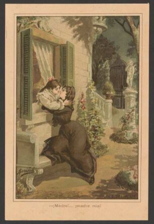 - ¡Madre!... ¡madre mía! - [Ilustración para el anuncio de la publicación de "El camino del bien ó La senda del dolor"]