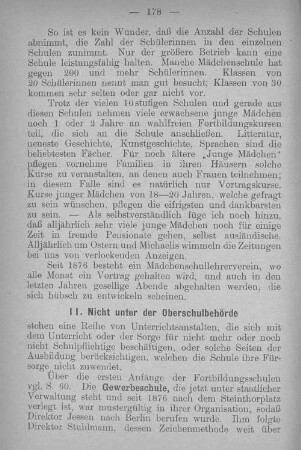 11. Nicht unter der Oberschulbehörde.