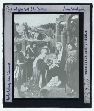 Geertgen, Anbetung der Könige (Amsterdam RM 950A1)