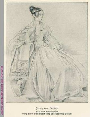 Porträt von Jenny von Gustedt