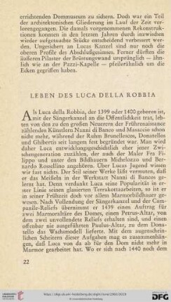 Leben des Luca della Robbia