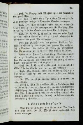 11-12, I. Staatswirthschaft