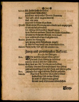 Zwey und zwantzigster Auftritt.