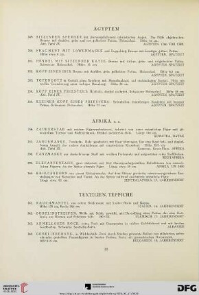 Textilien, Teppiche (Nr. 361-396)