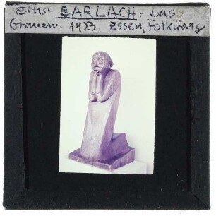 Barlach, Das Grauen (Holz, Laur II 367) (Essen Folkwang)