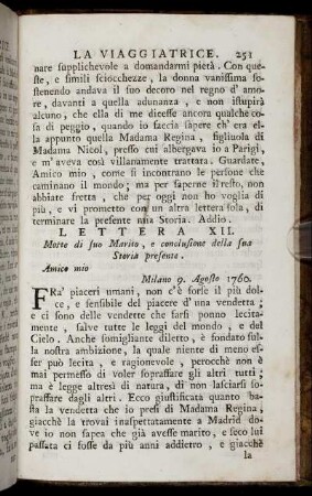 Lettera XII.