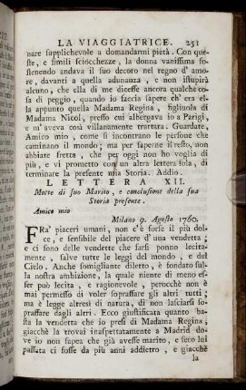 Lettera XII.