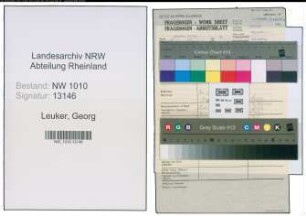 Entnazifizierung Georg Leuker , geb. (Polizei)