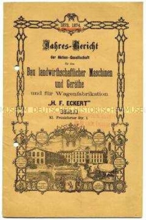 Jahres-Bericht der Aktien-Gesellschaft