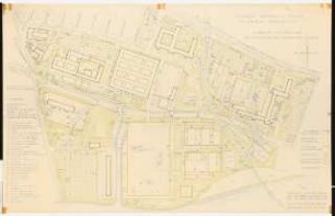 Gartenanlage Siemens & Halske, Berlin-Siemensstadt: Lageplan mit Eintragung der vorhandenen Gehölze 1:1000