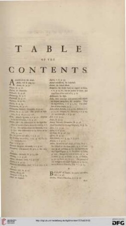 Table of the Contents