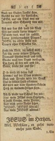 25. Jesus im Hertzen