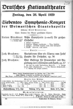 Siebentes Symphonie-Konzert