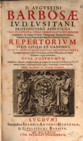 Repertorium Iuris civilis et canonici