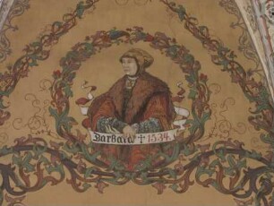 Wandbild: "Barbara (gest. 1534)"
