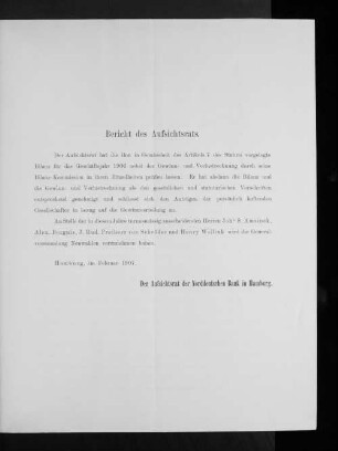 Bericht des Aufsichtsrats.