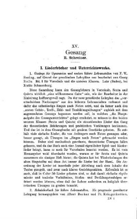 Gesang